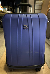 Pre Owned Delsey Luggage Helium Shadow 3.0 21 inch Carry-On Exp. Spinner Suiter Trolley, Blue