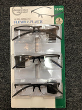 Load image into Gallery viewer, Mens Design Optics Foster Grant +2.00 Near Vision Readers