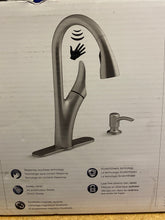 Load image into Gallery viewer, New O/B Kohler Transitional Touchless Pull Down Kitchen Faucet W/ Soap Dispenser