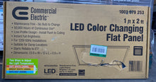 Load image into Gallery viewer, Pre owned Commercial Electric LED Color Changing Flat Panel 1ft X 1ft