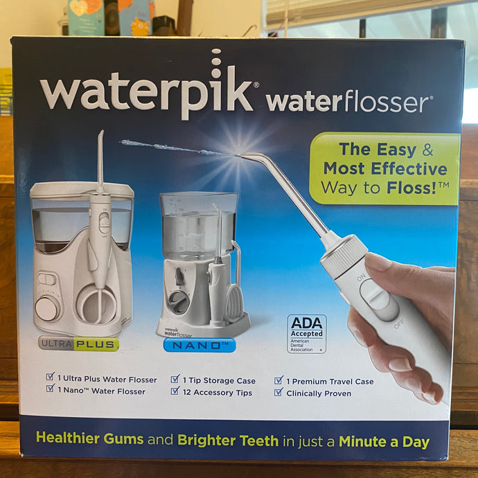 New O B Waterpik Ultra Plus Water Flosser, Nano Flosser Combo Pack