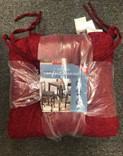 Load image into Gallery viewer, Whitley Willows Comfort Chair Pad 2 Pack Reversible Chenille 15x15.75in