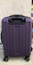 Load image into Gallery viewer, Pre-owned small purple and black  Samsonite suitcase/luggage