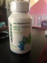 Load image into Gallery viewer, Radiance Milk Thistle 250 mg. Supports Healthy Liver Function. 100 Capsules