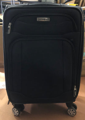 New other Black Samsonite luggage suitcase size 18”x14”