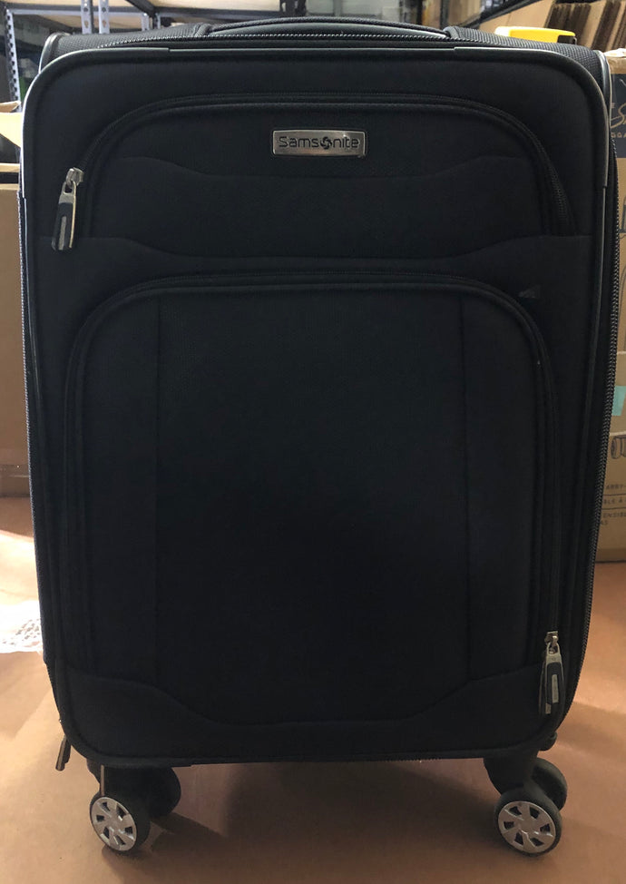 New other Black Samsonite luggage suitcase size 18”x14”