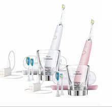 Load image into Gallery viewer, Philips Sonicare Diamond Clean Electric Toothbrush HX9354 Pink &amp; White Edition
