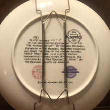 Load image into Gallery viewer, Norman Rockwell Collector’s Plate "The Shadow Artist" 1987 Ltd Edition
