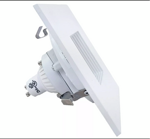 New O/B Lithonia Lighting 4" White Recessed Square Dimmable LED Lighting Kit