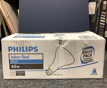 Load image into Gallery viewer, New Phillips BR30 Indoor Flood Light 12 Bulb Pack 65w 620 Brightness medium base