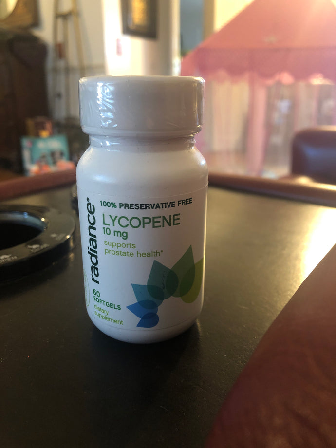 Radiance Lycopene 10 mg. Supports Prostate Health. 60 softgels dietary supplement. 100% preservative free