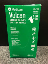 Load image into Gallery viewer, Medicom Vulcan nitrile gloves latex free indigo 150 X/L