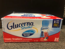 Load image into Gallery viewer, Glucerna Shakes for Blood Sugar Creamy Strawberry 8 fl oz Ea (16-Pack)