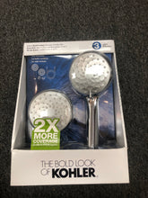 Load image into Gallery viewer, New Kohler 2 in 1 Multifunction Showerhead Combo Kit 3 Sprays 2x More Coverage