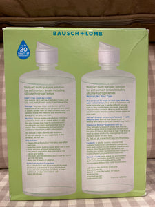 Bausch + Lomb Bio true 2-16 Oz. Bottles Multi-Purpose Solution + 2 Lens Cases