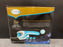 Load image into Gallery viewer, New Pedi Perfect Luxury Pro Kit Pedicure Course Skin Exfoliate Feet, Rechargeable