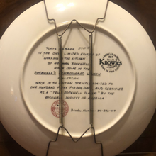 Load image into Gallery viewer, Norman Rockwell "Working In The Kitchen" Collectible Plate