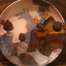 Load image into Gallery viewer, Norman Rockwell Collector’s Plate "The Shadow Artist" 1987 Ltd Edition