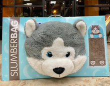 Load image into Gallery viewer, Hugfun Animal Slumber Bag Character Head Kids Overnight Sleeping Bag - DOG/PUPPY