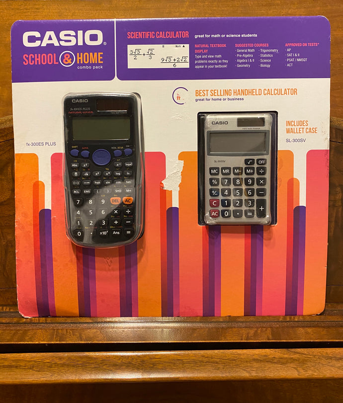 Brand new Casio School and Home Calculator Combo Pack Includes FX-300ESPLUS Scientific.