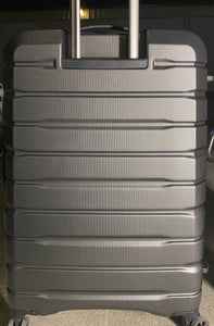 Pre owned Samsonite Tech 2.0 Hardside Expandable Luggage with Spinner Wheels, 2-Piece Set (21/27), Dark Grey