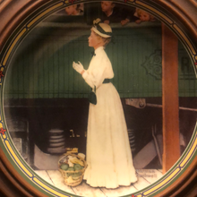 Load image into Gallery viewer, EDWIN M KNOWLES NORMAN ROCKWELL PLATE A MOTHER&#39;S WELCOME