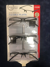 Load image into Gallery viewer, Design optics by foster grant semi-rimless flexible glasses