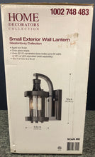 Load image into Gallery viewer, New Home Decorators Collection Caged 2-Light Aged Iron Outdoor Small Wall Mount Lant