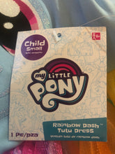 Load image into Gallery viewer, My Little Pony Rainbow Dash Colorful Tutu Dress for Girls One Size up to Size 4to6