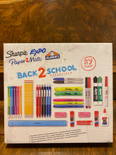 Load image into Gallery viewer, New open box Back 2 School Essentials Pens Pencils Sharpie Expo Paper Mate Elmer&#39;s, 37 Count