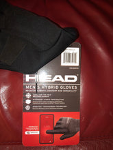 Load image into Gallery viewer, NEW HEAD XL Men's Hybrid Touchscreen  Running Gloves  Black