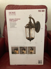 Load image into Gallery viewer, New medium exterior wall lantern black finish