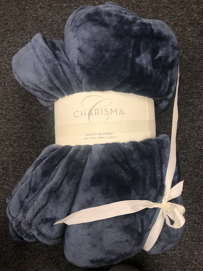 Charisma Plush Blanket Queen Size - 92 X 98 IN