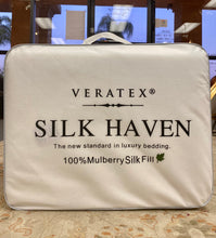 Load image into Gallery viewer, VERATEX Silk HAVEN COMFORTER KING 108&quot; x 98&quot;   100 % Mulberry Silk Fill