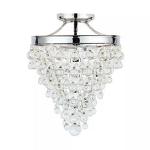 Load image into Gallery viewer, New Home Decorators Collection 3-Light Chrome Crystal Semi-Flush Mount