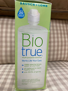 Bausch + Lomb Bio true 2-16 Oz. Bottles Multi-Purpose Solution + 2 Lens Cases