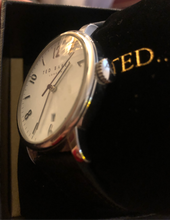 Load image into Gallery viewer, Ted Baker TE10030650 'Daniel' Men's 42mm Siilver Tone Leather Strap Watch