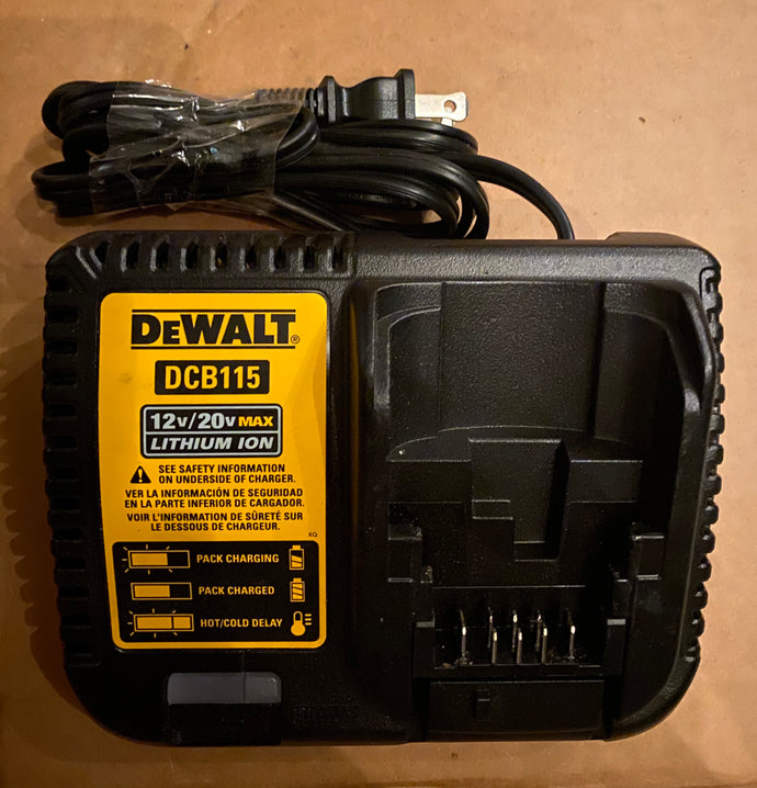 New Open Box DeWalt Ion Battery Charger DCB115