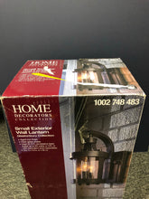 Load image into Gallery viewer, New Home Decorators Collection Caged 2-Light Aged Iron Outdoor Small Wall Mount Lant