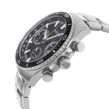 Load image into Gallery viewer, Bulova Men&#39;s 98B298 Quartz Rotating Bezel Chronograph Black Dial 45mm Watch