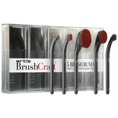 New ARTIS BrushCraft 5 Brush Bundle 0val: 3,6, 7 Linear 1 Circle 1R