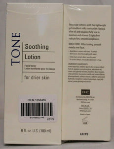 2 Pack DHC Tone Soothing Lotion Toner 6 oz. & Facial Moisturize 3.3 oz. Dry Skin