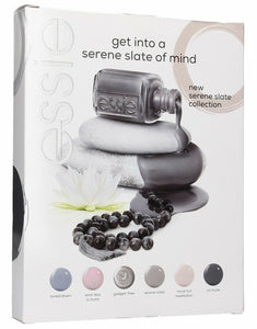 Essie New Serene Slate Collection 3  Full Size + 3  Mini Shades