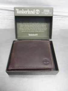 Timberland Men's Leather Pass case Wallet (brown)