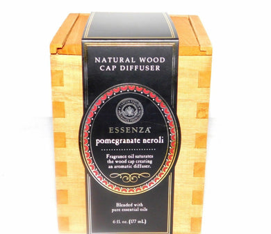 ESSENZA Natural Wood Cap Aromatic Diffuser pomegranate neroli