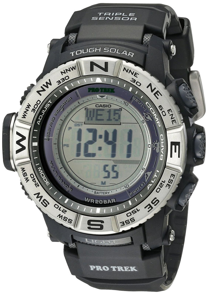 Casio Men's Pro Trek PRW3500-1CR Solar Powered Atomic Digital Watch