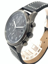 Load image into Gallery viewer, Citizen Eco-drive CA0627-09H Men&#39;s 45mm Gray Dial Black Leather Chrono 2981A1