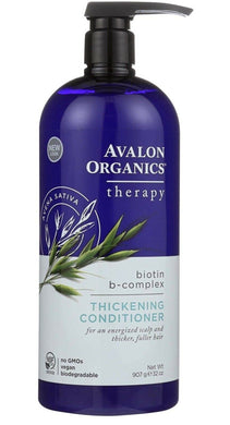 Avalon Organics Shampoo & Conditioner Thickening Biotin B Complex Therapy 32oz