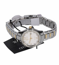 Load image into Gallery viewer, Citizen Two Tone 30mm Stainless Steel Water Resistant Eco-Drive Watch FE1144-85B