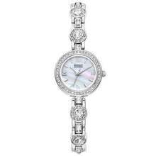 Load image into Gallery viewer, Badgley Mischka Women's 23 mm Silver Tone Swarovski Crystal